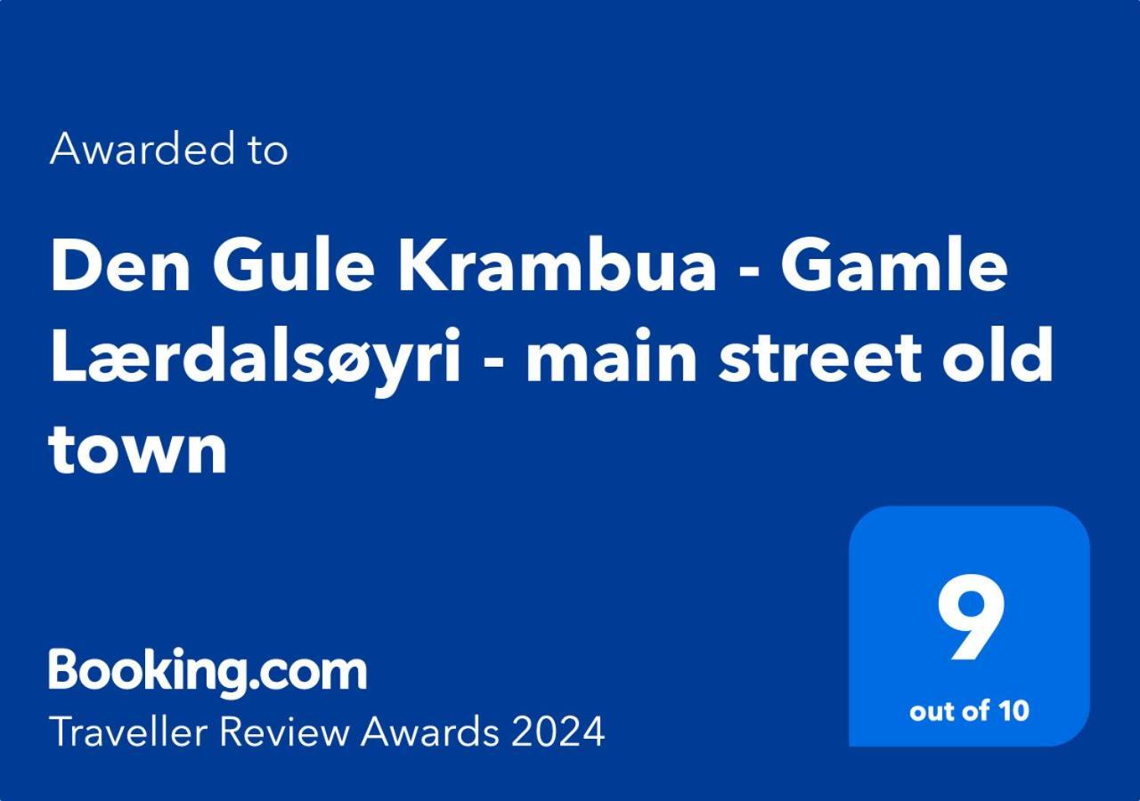 Den Gule Krambua - Gamle Laerdalsoyri - Main Street Old Town Daire Dış mekan fotoğraf